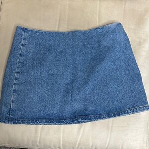 ASOS Blue Denim Mini Skirt